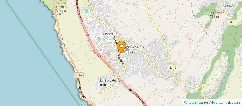 localisation de l'entreprise MADAME ELODIE GRELET à SAINT-LEU
