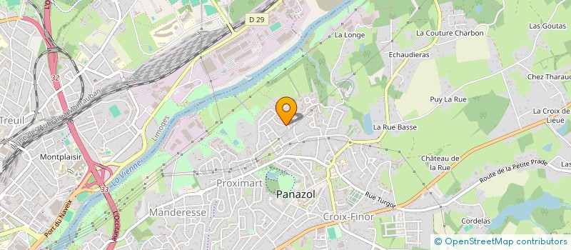 localisation de l'entreprise MADAME ELODIE GRETHEN à PANAZOL