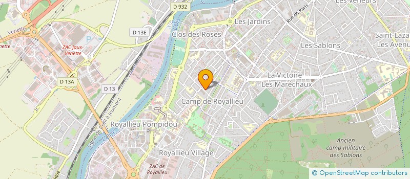 localisation de l'entreprise MADAME ELODIE GRIGOLETTO  COMPIEGNE