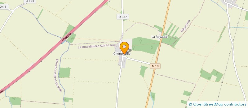 localisation de l'entreprise MADAME ELODIE GROGNET à THEUVILLE