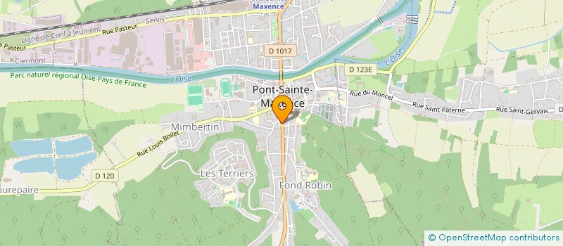 localisation de l'entreprise MADAME ELODIE GROSJEAN à PONT-SAINTE-MAXENCE