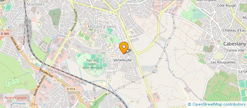 localisation de l'entreprise MADAME ELODIE GUARDIOLA  PERPIGNAN