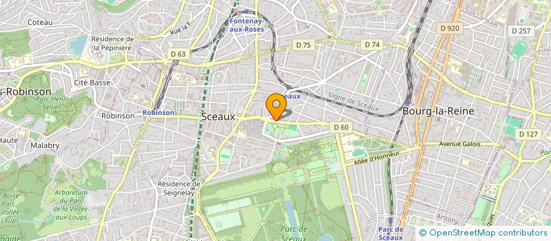 localisation de l'entreprise MADAME ELODIE GUEGAND à SCEAUX
