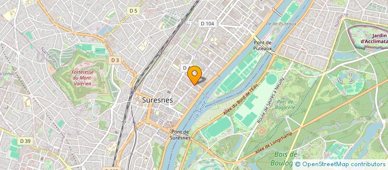 localisation de l'entreprise MADAME ELODIE GUEGOU à SURESNES