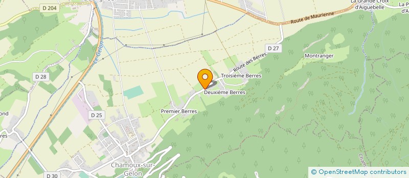 localisation de l'entreprise MADAME ELODIE GUICHARD  CHAMOUX-SUR-GELON