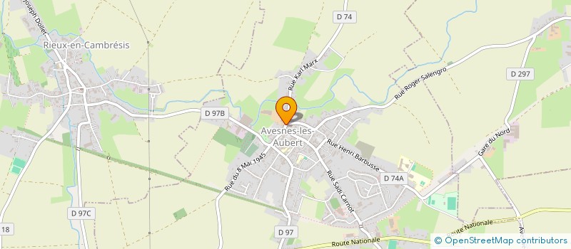 localisation de l'entreprise MADAME ELODIE GUIDEZ à AVESNES-LES-AUBERT