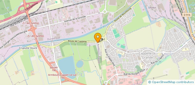 localisation de l'entreprise MADAME ELODIE GUILBERT  ARMBOUTS-CAPPEL