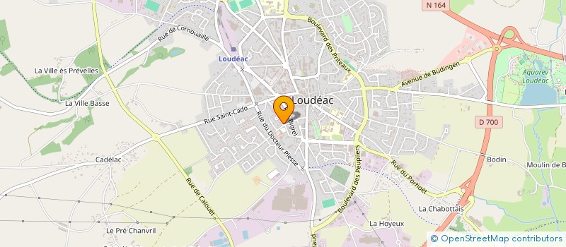 localisation de l'entreprise MADAME ELODIE GUILLARD à LOUDEAC