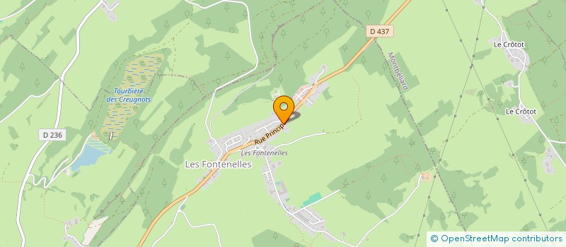 localisation de l'entreprise MADAME ELODIE GUILLAUME  LES FONTENELLES