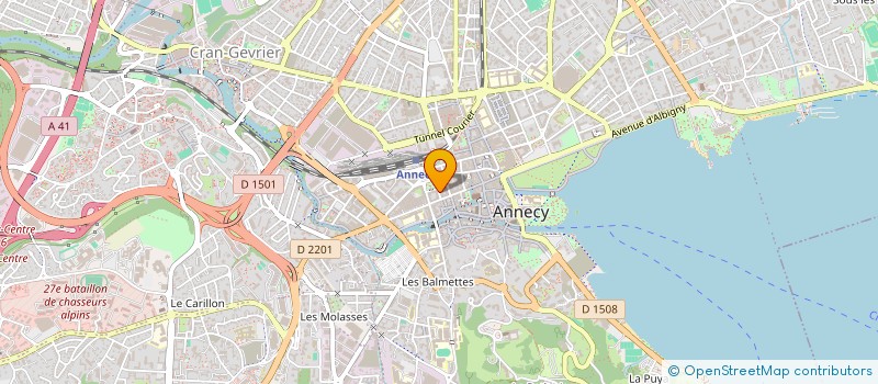 localisation de l'entreprise MADAME ELODIE GUILLON à ANNECY