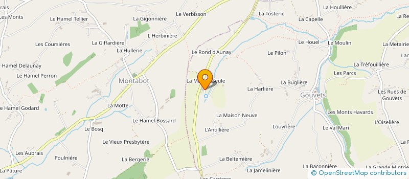 localisation de l'entreprise MADAME ELODIE GUILLOUET  GOUVETS