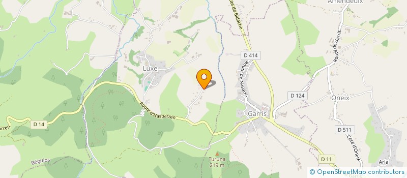 localisation de l'entreprise MADAME ELODIE GUIMONT  LUXE-SUMBERRAUTE