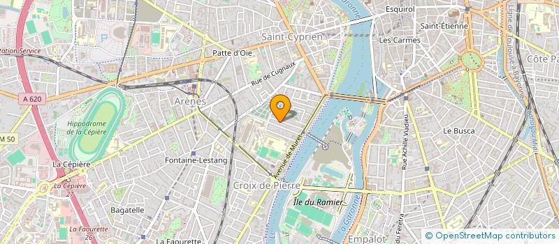localisation de l'entreprise MADAME ELODIE GUINAUDEAU à TOULOUSE