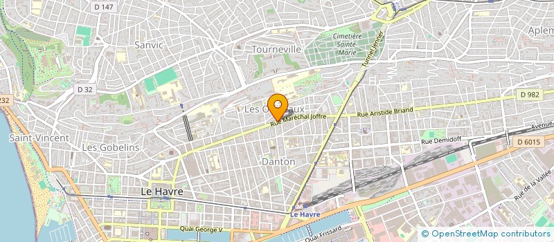 localisation de l'entreprise MADAME ELODIE GUYADER à LE HAVRE