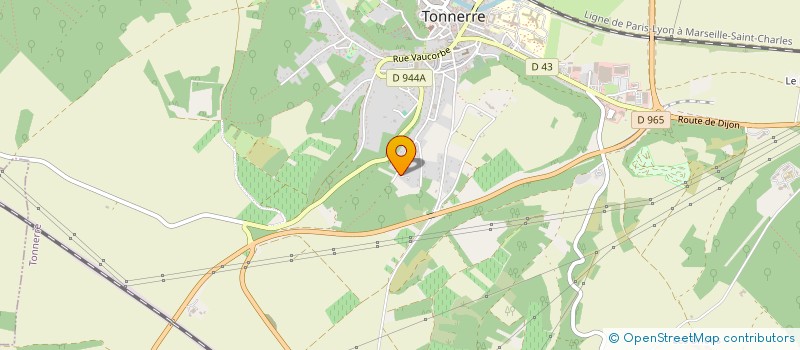 localisation de l'entreprise MADAME ELODIE GUYOT  TONNERRE