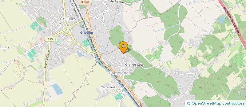 localisation de l'entreprise MADAME ELODIE GWIZDEK  POMPIGNAN