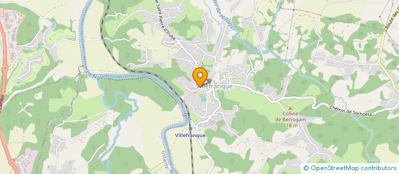 localisation de l'entreprise MADAME ELODIE HABANS  VILLEFRANQUE