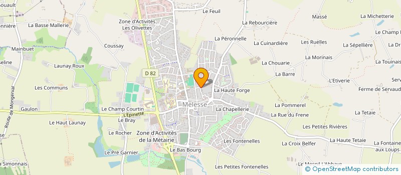 localisation de l'entreprise MADAME ELODIE HAFIZOU  MELESSE