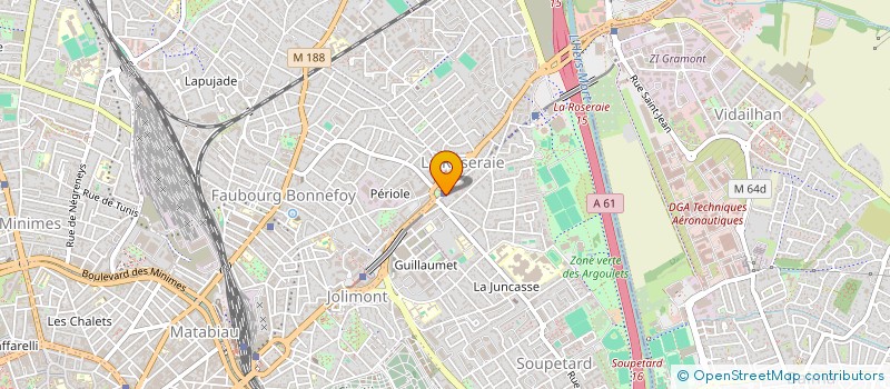 localisation de l'entreprise MADAME ELODIE HAMAIDE  TOULOUSE