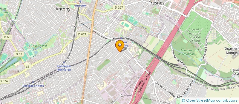 localisation de l'entreprise MADAME ELODIE HAMELIN à ANTONY