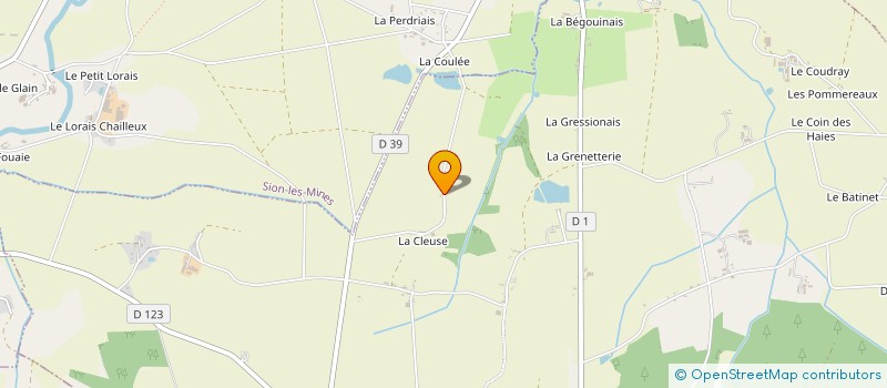 localisation de l'entreprise MADAME ELODIE HAMON à LUSANGER