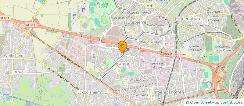 localisation de l'entreprise MADAME ELODIE HAMROUN à STRASBOURG