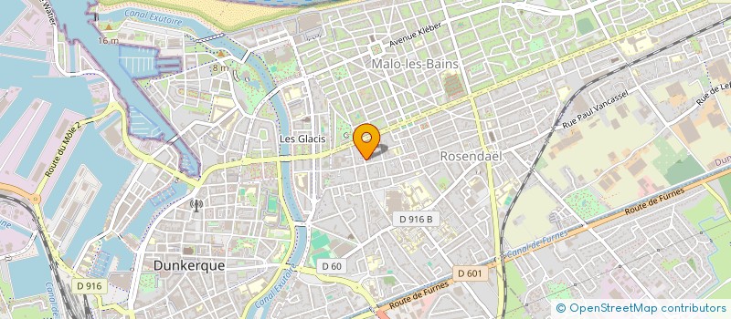 localisation de l'entreprise MADAME ELODIE HANNEBIQUE à DUNKERQUE