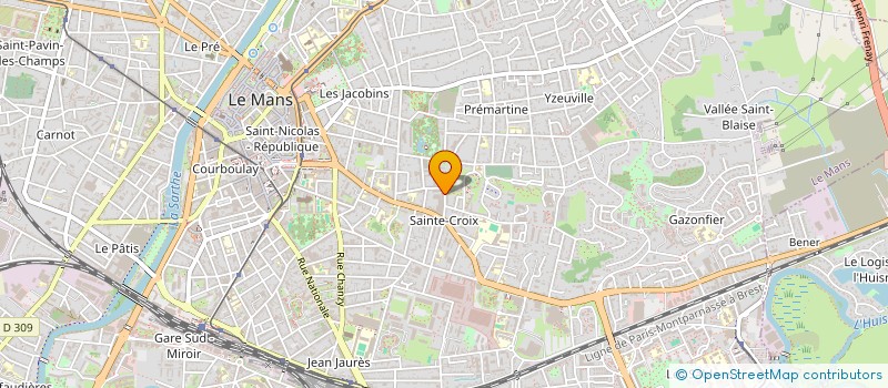 localisation de l'entreprise MADAME ELODIE HARAN  LE MANS