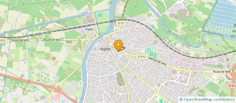 localisation de l'entreprise MADAME ELODIE HARROUE  MONTBAZIN