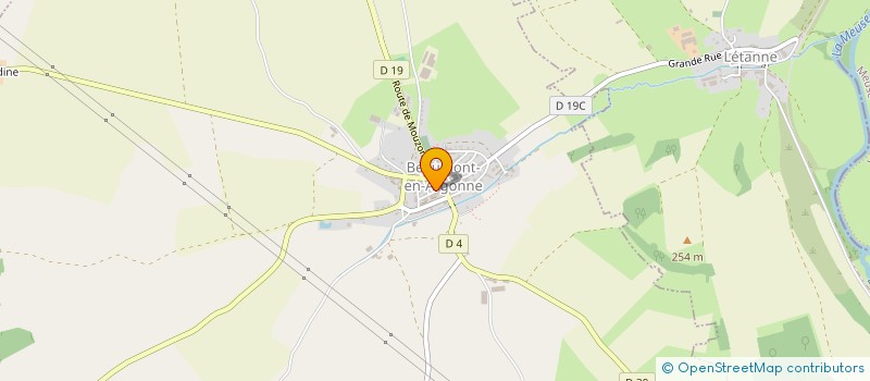 localisation de l'entreprise MADAME ELODIE HAUDECOEUR  BEAUMONT-EN-ARGONNE