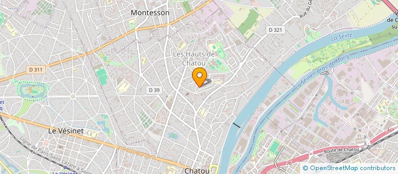 localisation de l'entreprise MADAME ELODIE HENRIOT à CHATOU