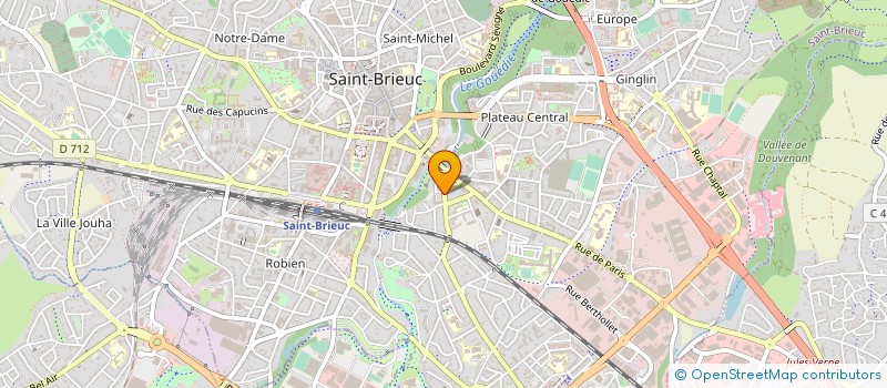 localisation de l'entreprise MADAME ELODIE HENRY à SAINT-BRIEUC