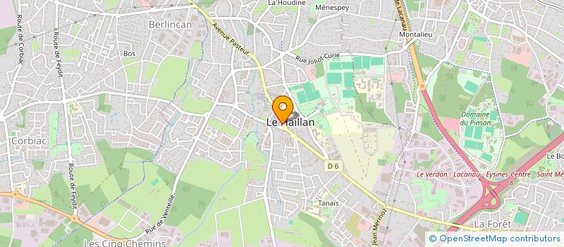 localisation de l'entreprise MADAME ELODIE HERAULT à LE HAILLAN