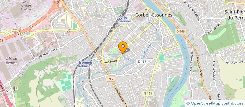 localisation de l'entreprise MADAME ELODIE HERNANDEZ à CORBEIL-ESSONNES