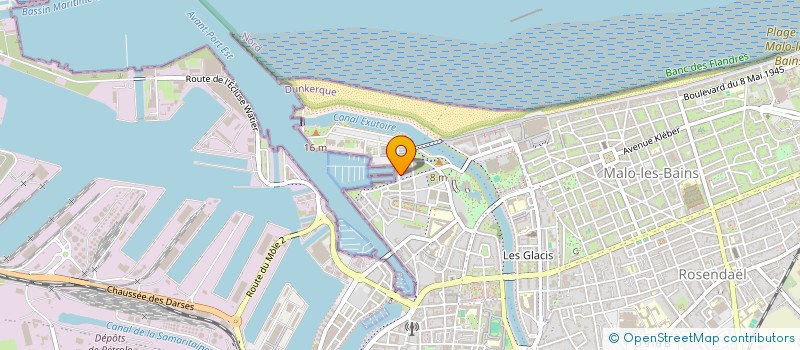 localisation de l'entreprise MADAME ELODIE HERREWYN à DUNKERQUE