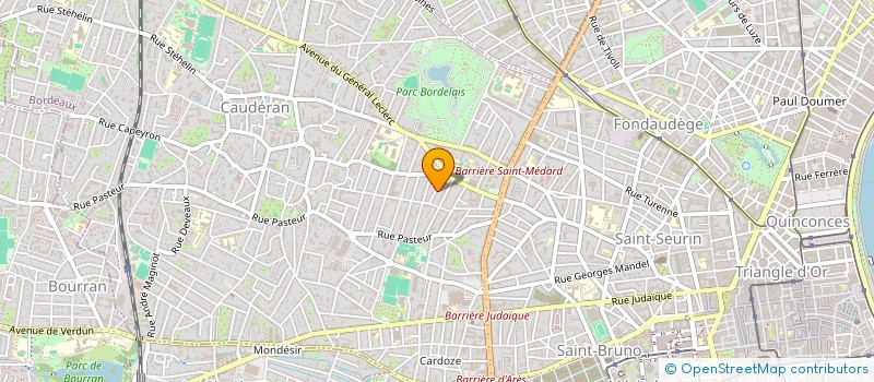 localisation de l'entreprise MADAME ELODIE HERVE  BORDEAUX