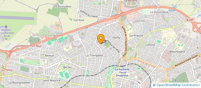 localisation de l'entreprise MADAME ELODIE HESSE  LA ROCHELLE