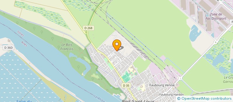localisation de l'entreprise MADAME ELODIE HOLLE à PORT-SAINT-LOUIS-DU-RHONE