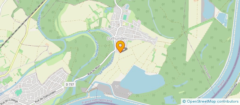 localisation de l'entreprise MADAME ELODIE HOMMEL  DALHUNDEN