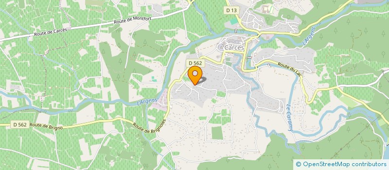 localisation de l'entreprise MADAME ELODIE HOUOT  CARCES