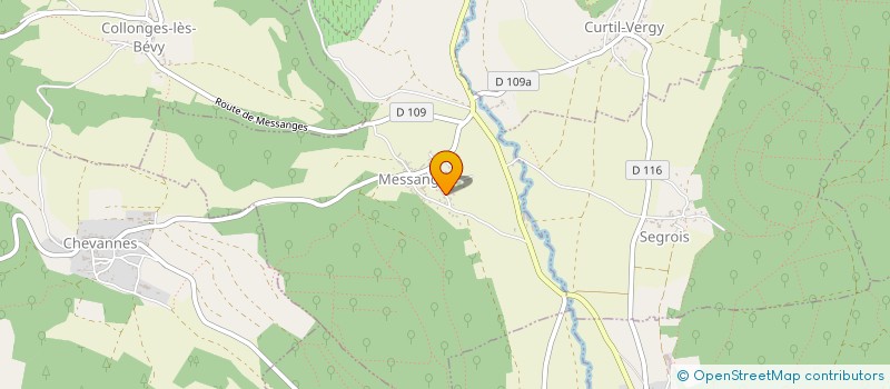 localisation de l'entreprise MADAME ELODIE HOUSSET  MESSANGES