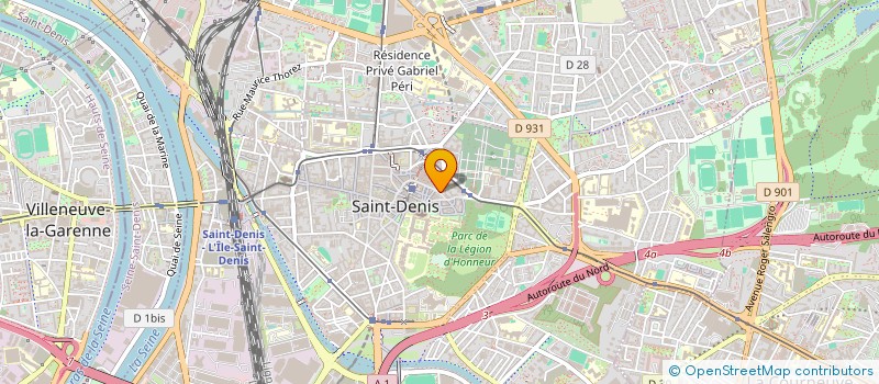 localisation de l'entreprise MADAME ELODIE HOUSSINE  SAINT-DENIS