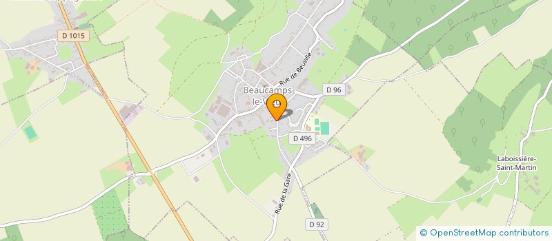 localisation de l'entreprise MADAME ELODIE HOUYELLE  BEAUCAMPS-LE-VIEUX