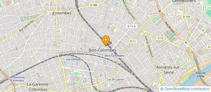 localisation de l'entreprise MADAME ELODIE HU YANG à BOIS COLOMBES