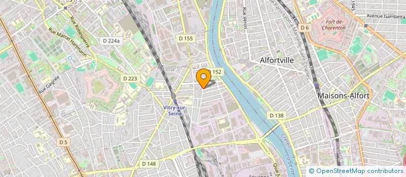 localisation de l'entreprise MADAME ELODIE HUE à VITRY-SUR-SEINE