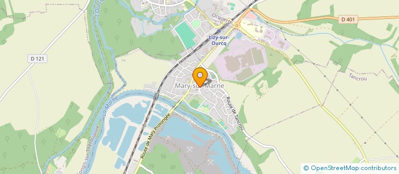 localisation de l'entreprise MADAME ELODIE HUGUENOT  MARY-SUR-MARNE