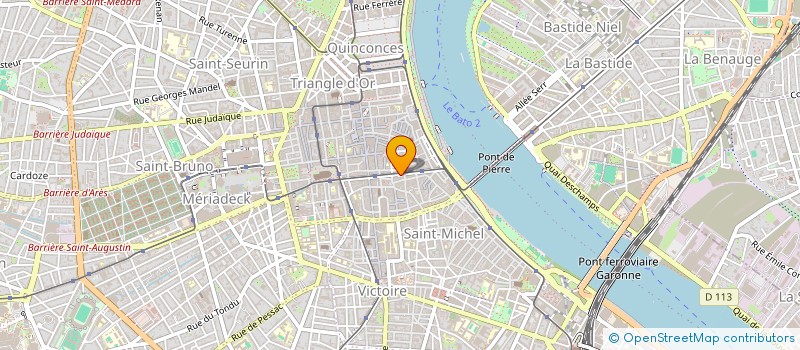 localisation de l'entreprise MADAME ELODIE HUILLO  BORDEAUX