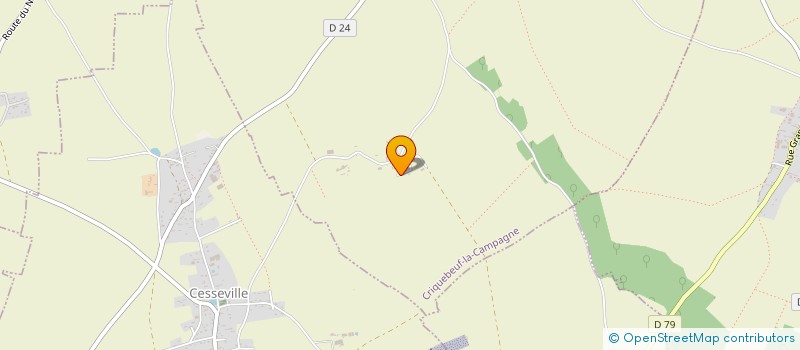 localisation de l'entreprise MADAME ELODIE HURAULT  CRIQUEBEUF-LA-CAMPAGNE