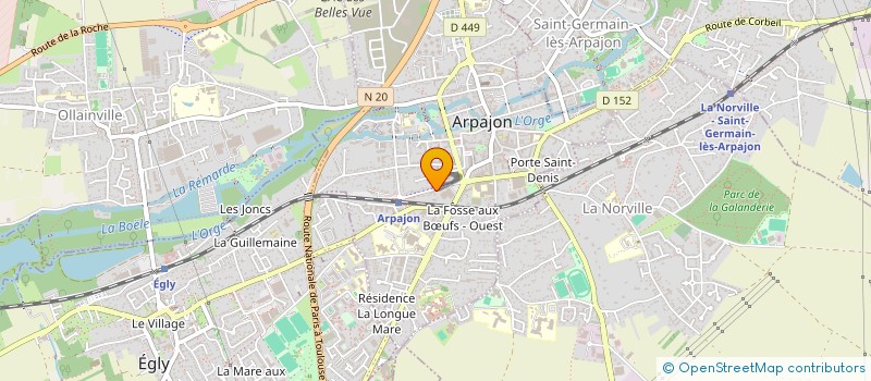 localisation de l'entreprise MADAME ELODIE HUYNH  ARPAJON