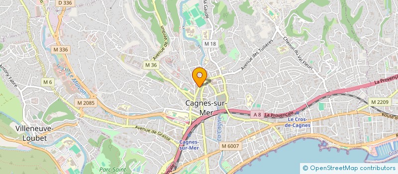 localisation de l'entreprise MADAME ELODIE IANNARELLI à CAGNES-SUR-MER